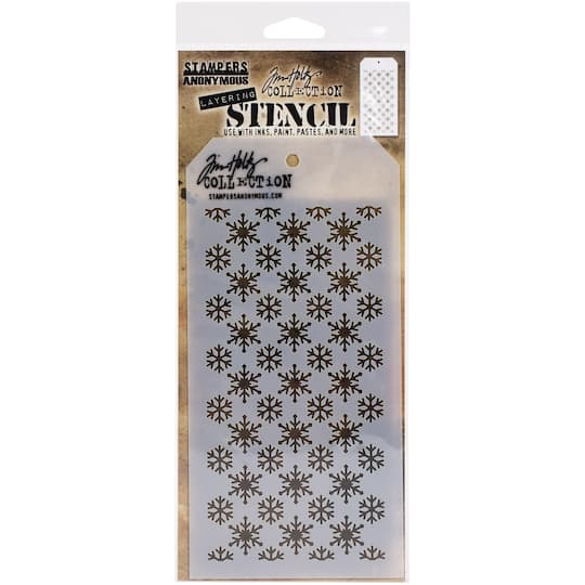 Stampers Anonymous Tim Holtz&#xAE; Flurries Layered Stencil